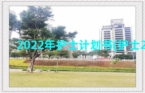 2022年护士计划书(护士2021考试)