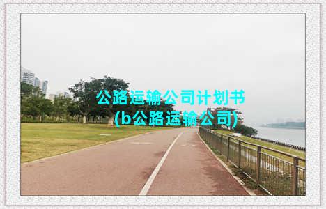 公路运输公司计划书(b公路运输公司)