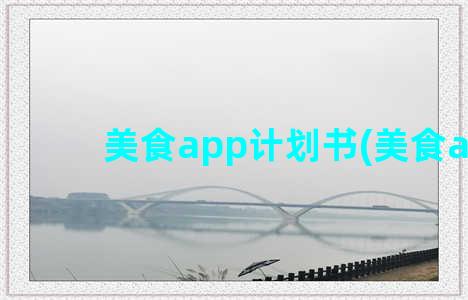 美食app计划书(美食app)